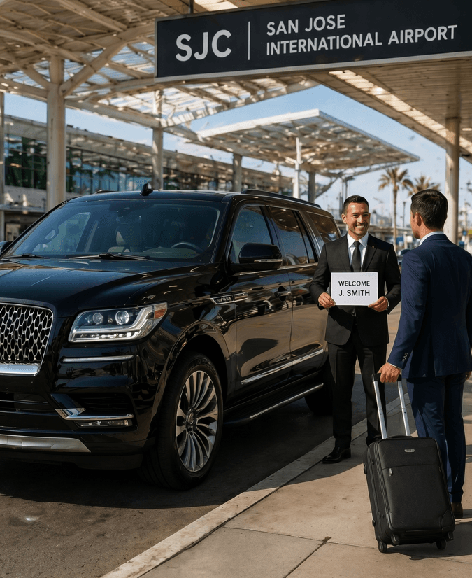 Airport terminal transportation for private chauffeur pickups