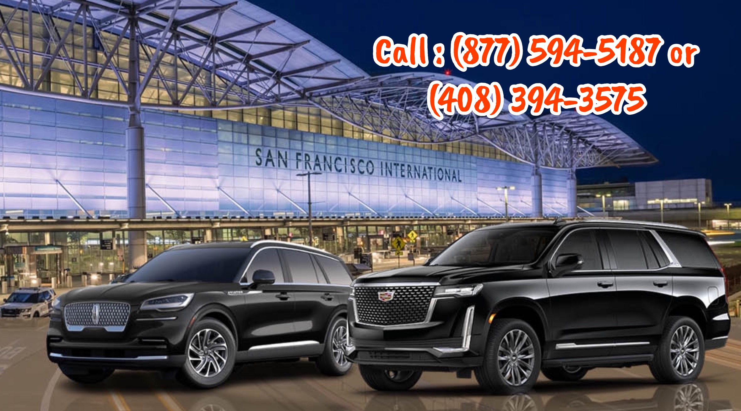 SFO Airport Transfer - SJC Airport Car Service - Black Car Service